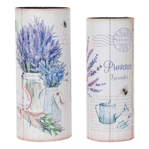 Umbrella stand DKD Home Decor Canvas Wood (2 pcs)