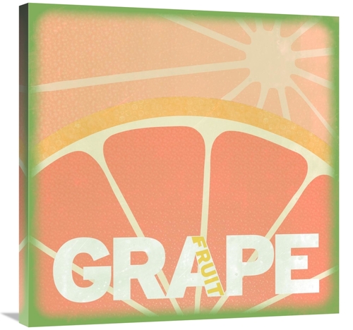 Global Gallery GCS-458091-3030-142 30 x 30 in. Citrus - Grapefruit Art