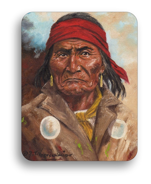 Apache Warrior Geronimo Indian Chief Mouse Pad Mousepad