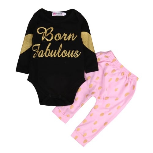 Toddler Newborn Baby Girls Long Top Bodysuit Long