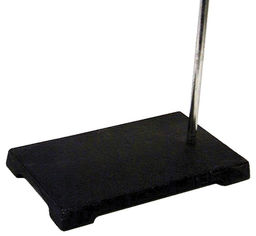 United Scientific 574176 6 x 9 in. Stamped Steel Base Support Stand wi