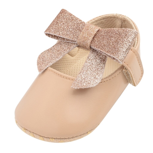 Infant Toddler Solid Fretwork Shoes Winter Flock