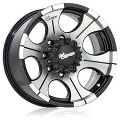 Cepek Wheel 1189481 DC-2 Black 18 x 9, Bolt Circle - 8 x 165.1