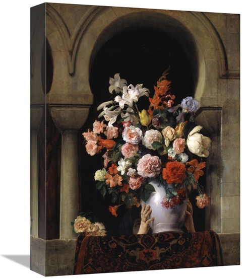 Global Gallery GCS-277864-16-142 16 in. Vase of Flowers in the Window 