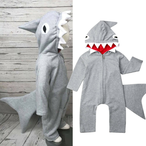 Pudcoco Autumn Toddler kids Baby Girl Boy Shark