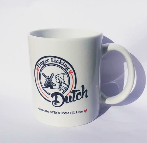 Classic Finger Licking Dutch Ceramic Mug QTY:1)