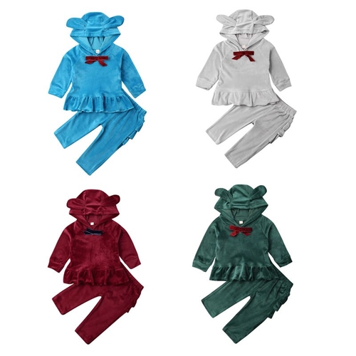 Toddler Kids Baby Girls Boys Clothes Sets 0 3Y
