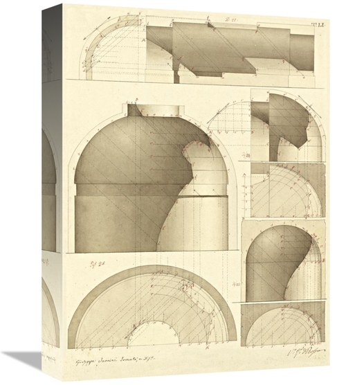 Global Gallery GCS-453932-1216-142 12 x 16 in. Plate 51 for Elements o
