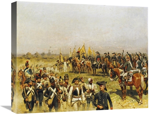 Global Gallery GCS-266213-22-142 22 in. Napoleon Commanding a View of 