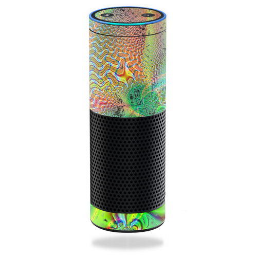 MightySkins AMECHO-Psychedelic Skin Decal Wrap for Amazon Echo Cover S