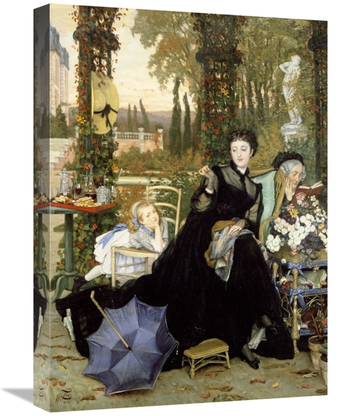 Global Gallery GCS-267407-22-142 22 in. Une Veuve a Widow Art Print - 