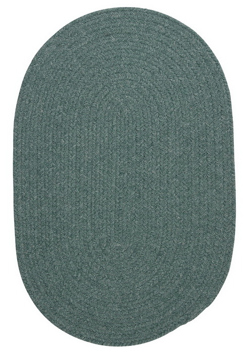 Colonial Mills Rug WL27R024X072 Bristol - Teal 2 ft. x 6 ft. Braided R