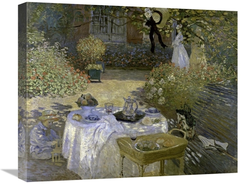 Global Gallery GCS-278682-22-142 22 in. Lunch Art Print - Claude Monet