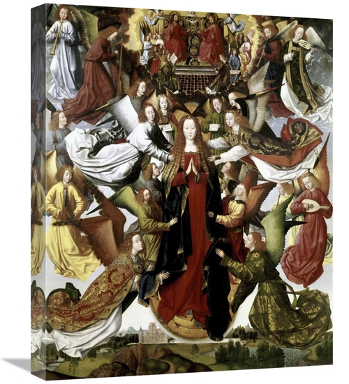 Global Gallery GCS-278440-22-142 22 in. Mary Queen of Heaven - The St.