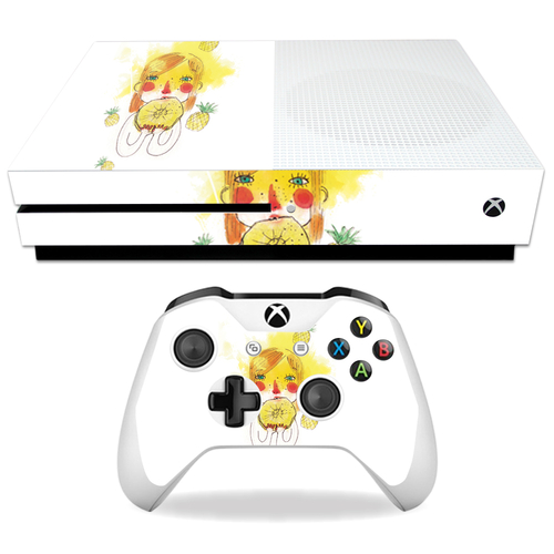 MightySkins MIXBONES-March Pineapple Skin Decal Wrap for Microsoft Xbo