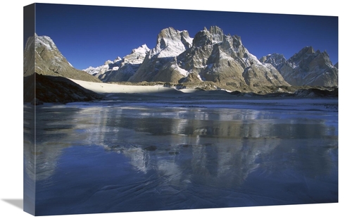Global Gallery GCS-453436-1624-142 16 x 24 in. Cathedral Peaks At Dawn