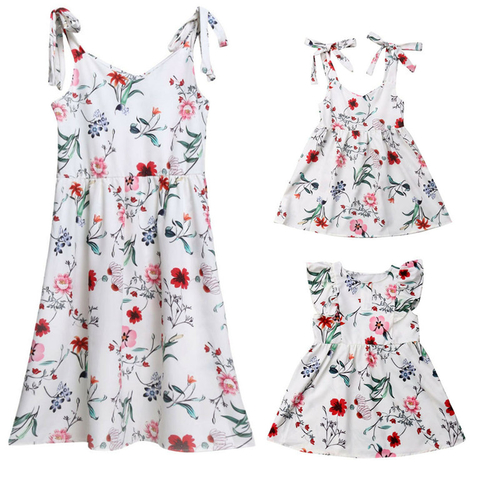 2019 Summer Family Dress Mother and Daughter