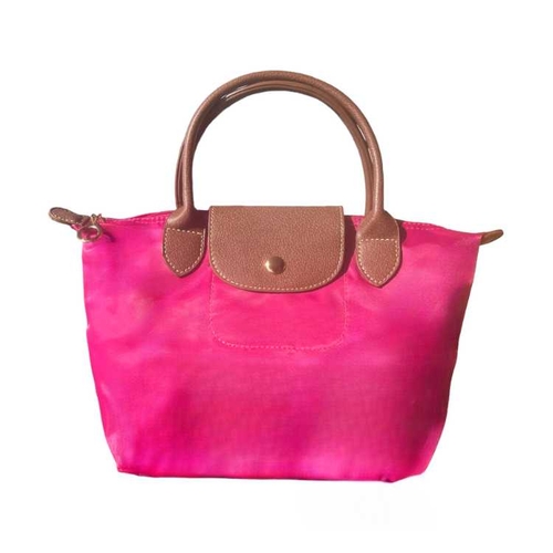 Bolso Nylon plegable fucsia