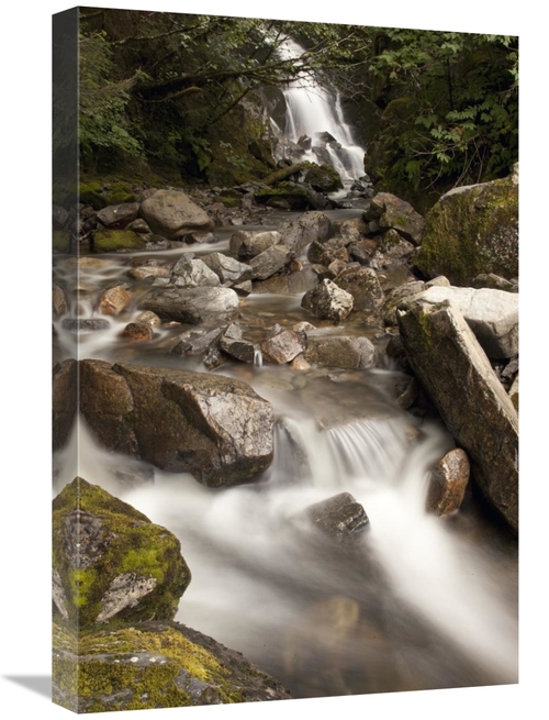 Global Gallery GCS-395442-1624-142 16 x 24 in. Unnamed Waterfall Along