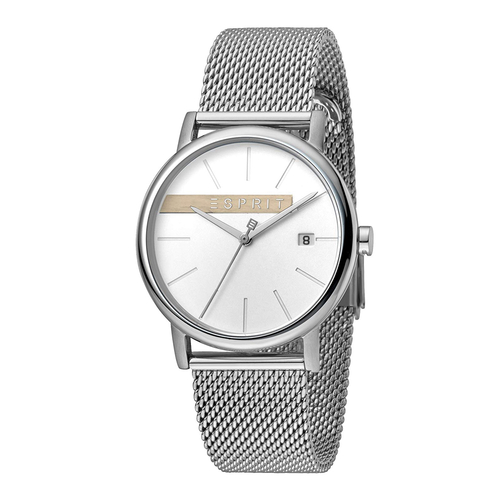 Esprit ES1G047M0045 Timber Silver Mesh Mens Watch