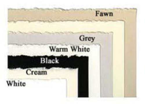 Stonehenge STWW Stonehenge Warm Kraft, White - 22 x 30 in.