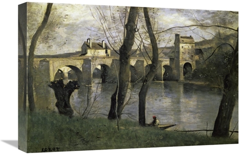 Global Gallery GCS-281918-22-142 22 in. The Bridge of Nantes Art Print