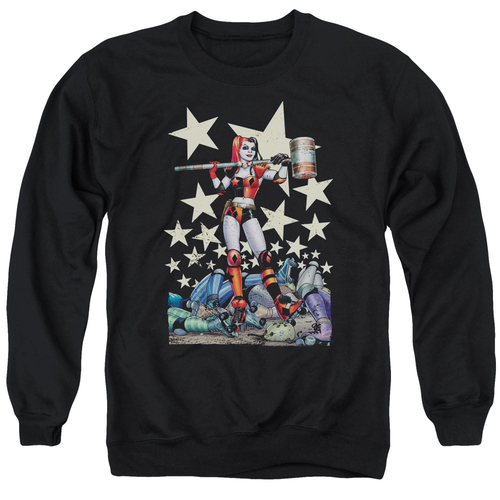 Trevco BM2476-AS-4 Batman & Hammer Time Long Sleeve Adult Crewneck Swe
