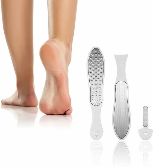 Pack of 100 Pedicure Foot File with Small Additional Corns Scraper,