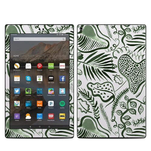 DecalGirl AKHD19-TROPLEAVES Amazon Kindle Fire HD10 2019 Skin - Tropic