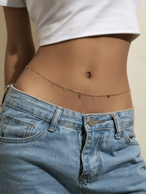 Star Charm Waist Belly Chain