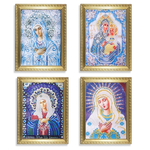Round Shape 5D Diamond Painting Cross Stitch Icon