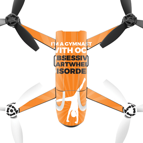MightySkins PABEBOP2-Ocd Gymnast Skin Decal Wrap for Parrot Bebop Quad
