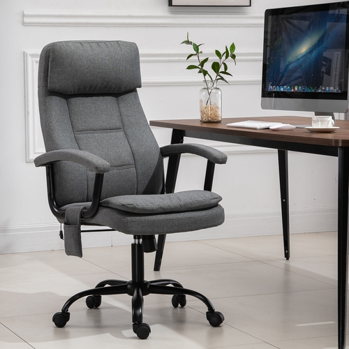 Vinsetto Office Chair 2-Point Massage Executive Ergonomic USB Power