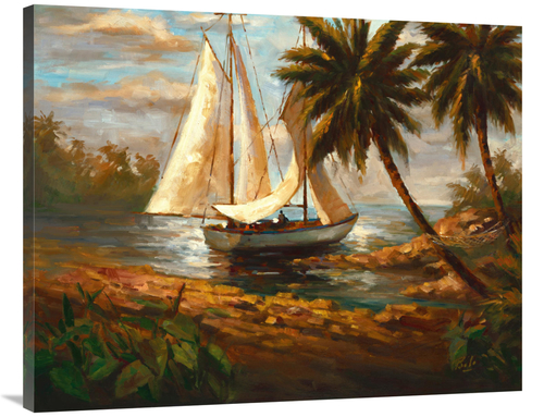 Global Gallery GCS-125266-3040-142 30 x 40 in. Setting Sail I Art Prin
