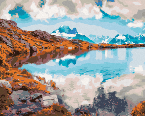 Paint by Numbers - MORNING ON LAC BLANC LAKE