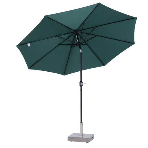 Outsunny 10' x 8' Outdoor Patio Umbrella Garden Parasol Sunshade Green