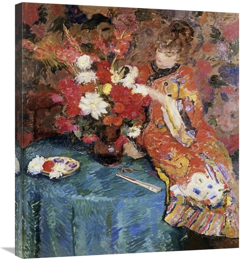 Global Gallery GCS-282133-30-142 30 in. Le Kimono Art Print - Ernst Je