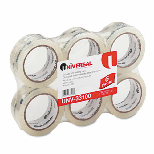 Universal 33100 Carton Sealing Tape  2   x 55 Yards  3   Core  Clear