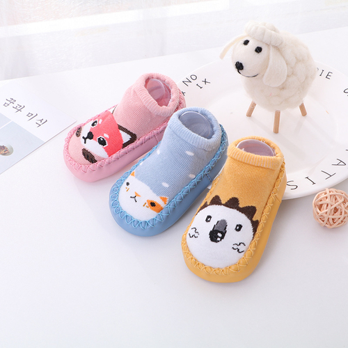 Baby Boy Girl Socks Anti slip Rubber Soles First