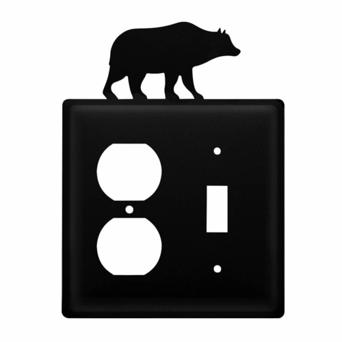 Wrought Iron Bear Outlet & Switch Cover