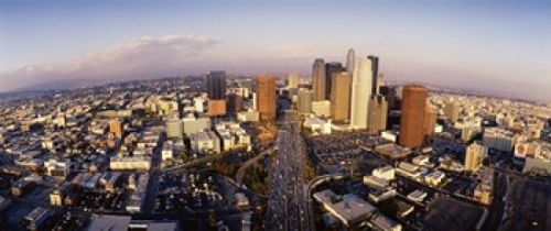 Panoramic Images PPI78885L USA  California  Los Angeles  Financial Dis