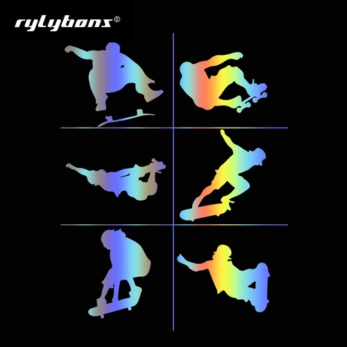 Rylybons 1 set Skateboard Car Stickers and Decals