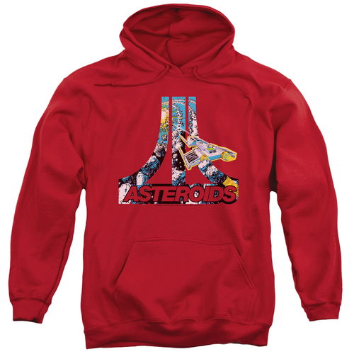 Trevco ATRI211-AFTH-2 Atari & Asteroids Atari Adult Pull-Over Hoodie&#