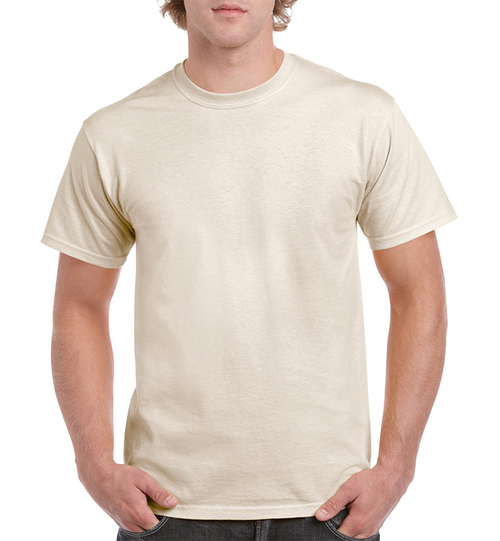 DDI 2341790 Gildan Men's Heavy Cotton T-Shirt - Natural  Small Ca