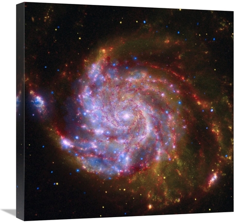 Global Gallery GCS-455997-2424-142 24 x 24 in. Spitzer-Hubble-Chandra 