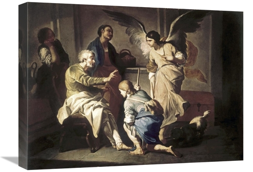 Global Gallery GCS-277036-22-142 22 in. Farewell of Tobias Art Print -