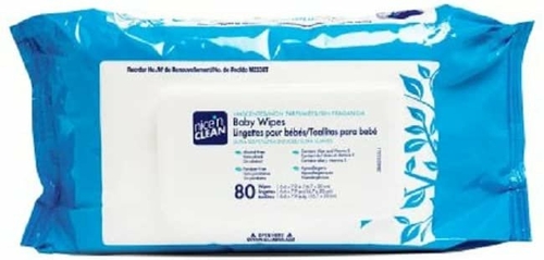 Pack of 960 Unscented Baby Wipes 6 3/5 x 7 9/10 Non-Sterile