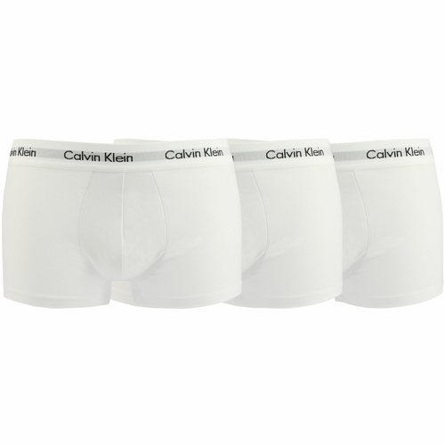 White Calvin Klein U2664G_100_TRIPACK