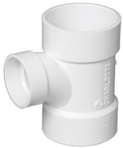 Charlotte Pipe & Foundry PVC004010800 PVC Sanitary Tee  2 x 1.5 x 