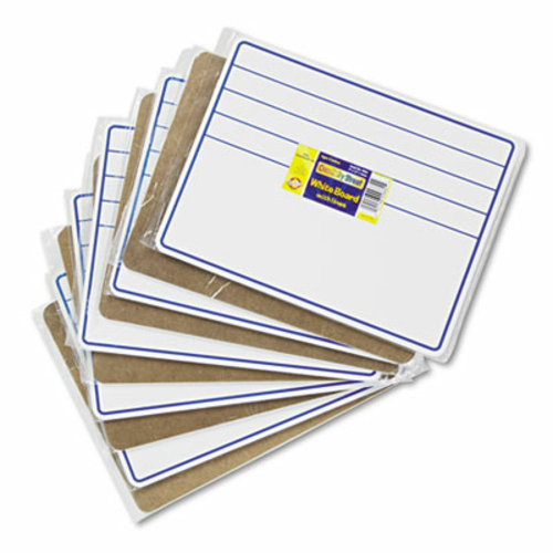 Chenille Kraft 9882-10 Student Dry-Erase Boards  12 x 9  Blue-White  1